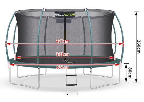 Wellactive Trampolin 430 cm kaufen